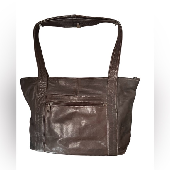 Vintage Chocolate Leather Shoulder bag